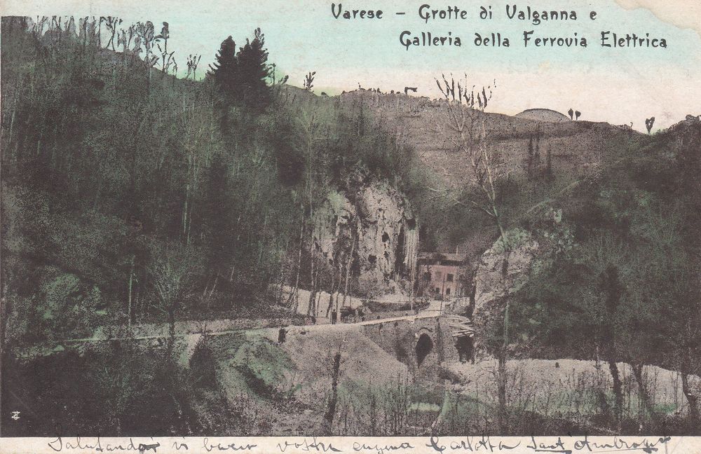 AK Varese Grotte di Valganna e Galleria ferroviaria 1900 Kaufen auf