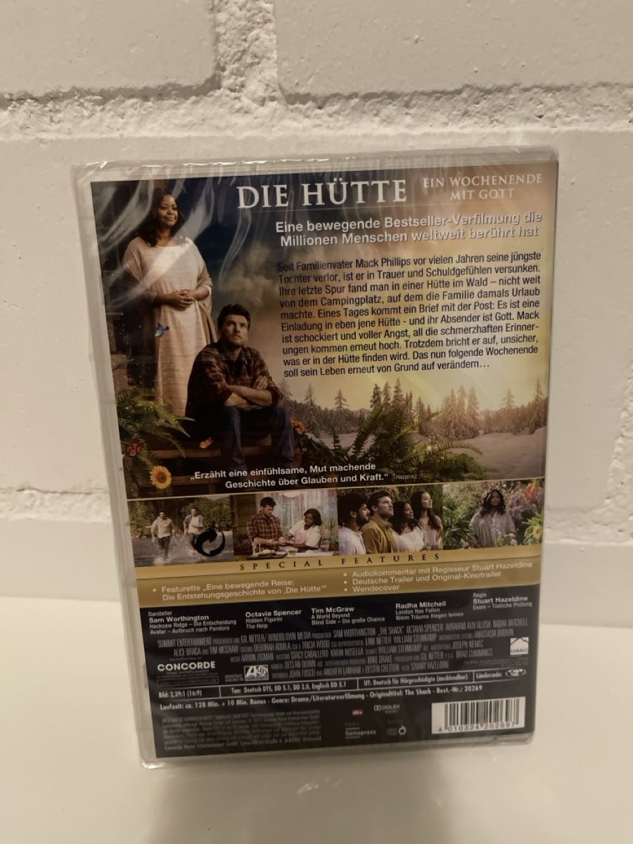 Tutti i DVDs: DVD Die Hutte Ein Wochenende mit Gott neu – Nuovo e nell'imballaggio originale da Unterkulm venduto da AnoliOccasion 1