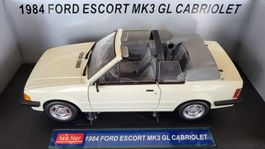 Ford Escort MK3 GL 1984 Cabriolet 1:18 SunStar