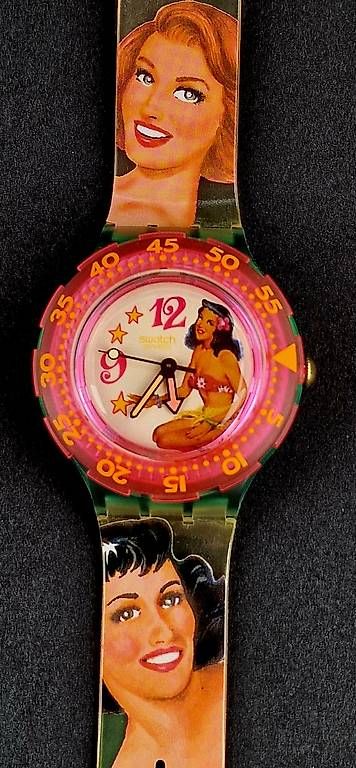 Uhren: Swatch Scuba 200 Beach Virgin SDG104 – Gebraucht aus Bassersdorf von Zwoebschi 1