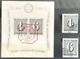 1943 - Block W14 Gest. + Paar aus Block Gest.