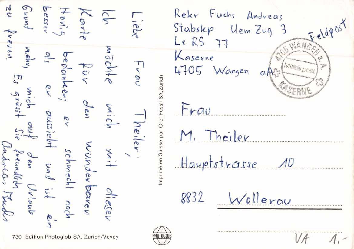 Cartoline postali: 5 MILITÄR-HUMOR-Ansichtskarten mit FELDPOST – Usato da Lufingen venduto da TopAnsichtskarten 3