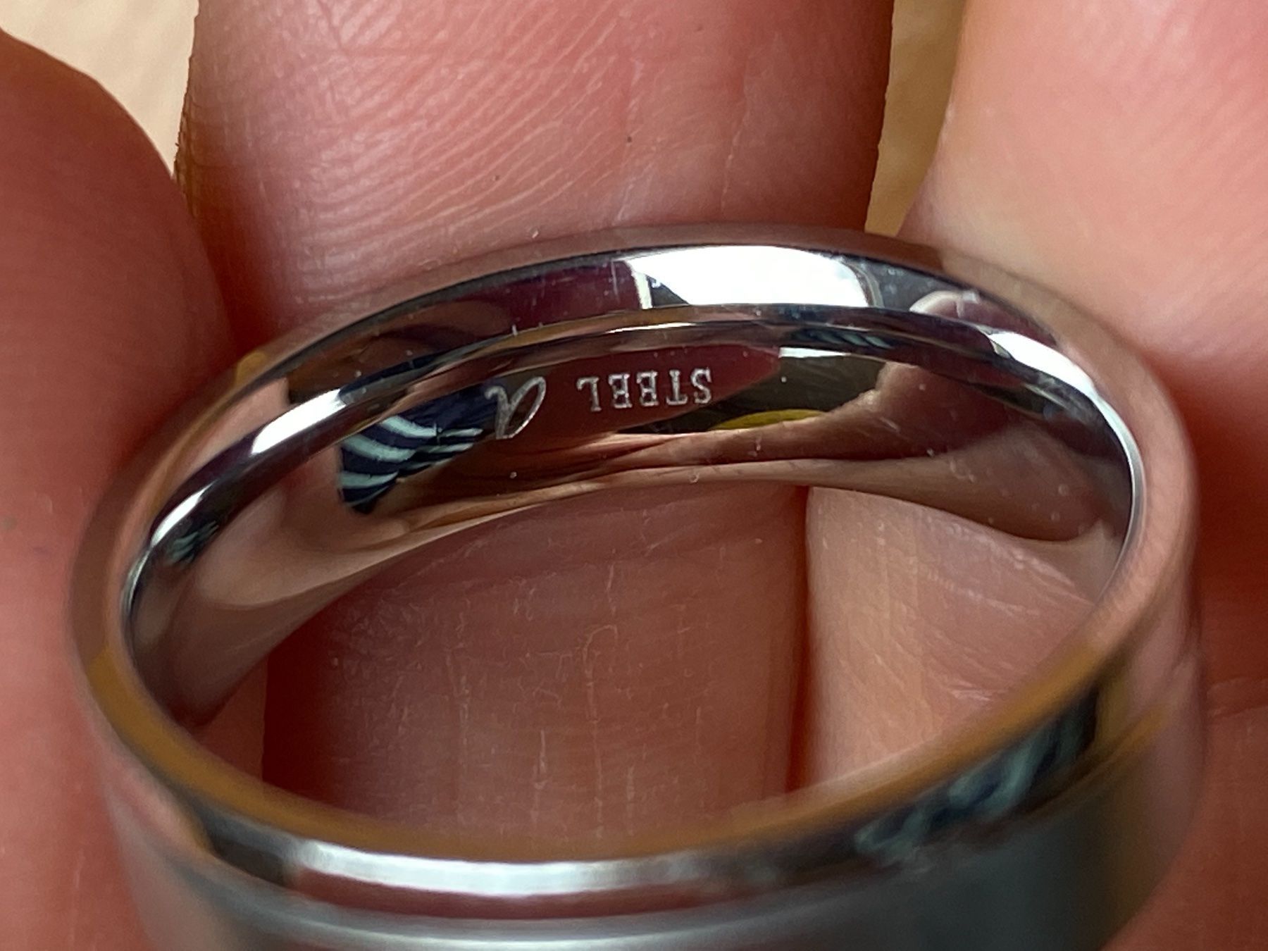 Anelli: Edelstahl Fingerring NEU 18mm – Nuovo (secondo la descrizione) da Basel venduto da Chili007 2