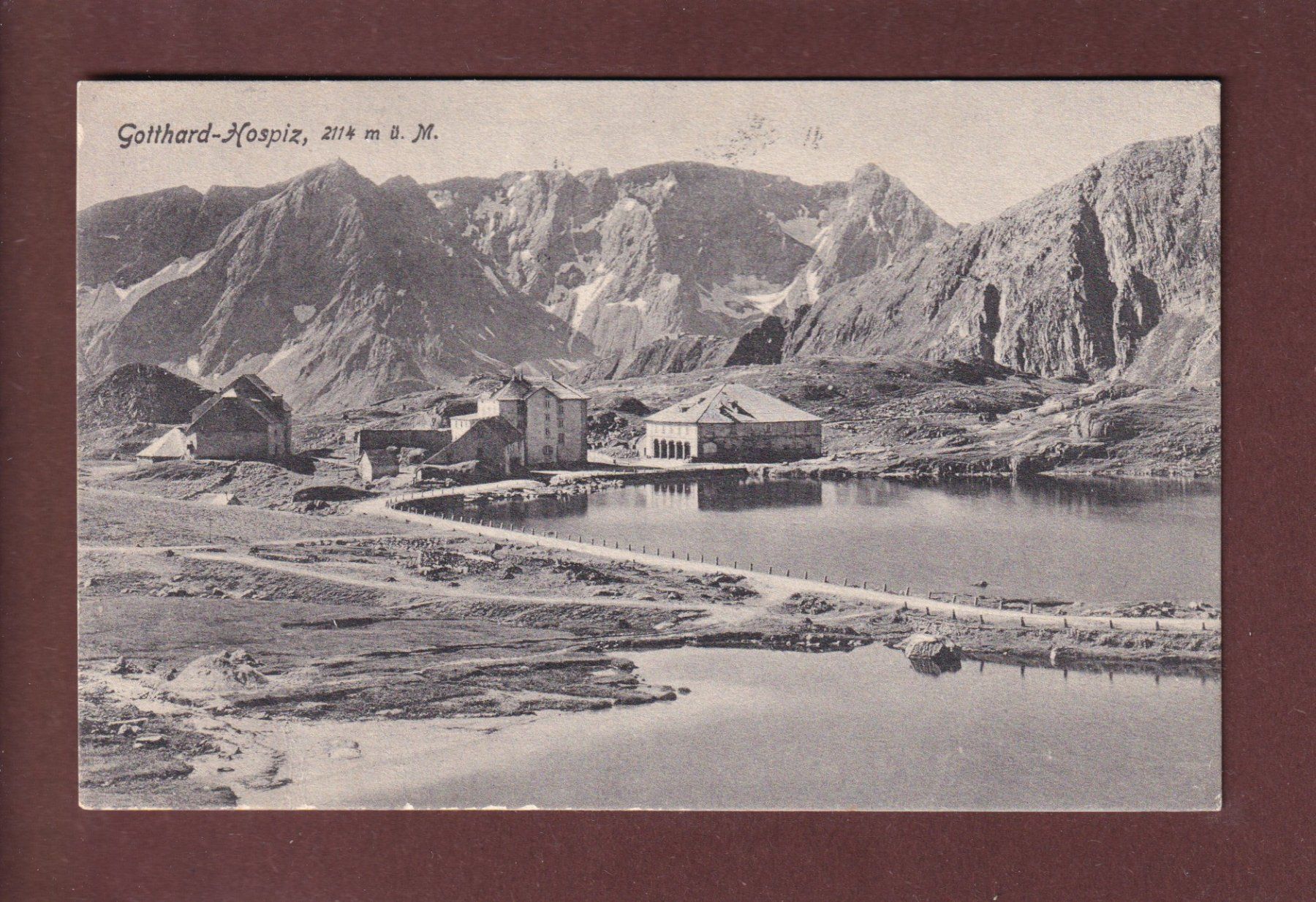 Cartoline postali: GOTTHARD-HOSPIZ - 1910 – Usato da Pully venduto da nicecards