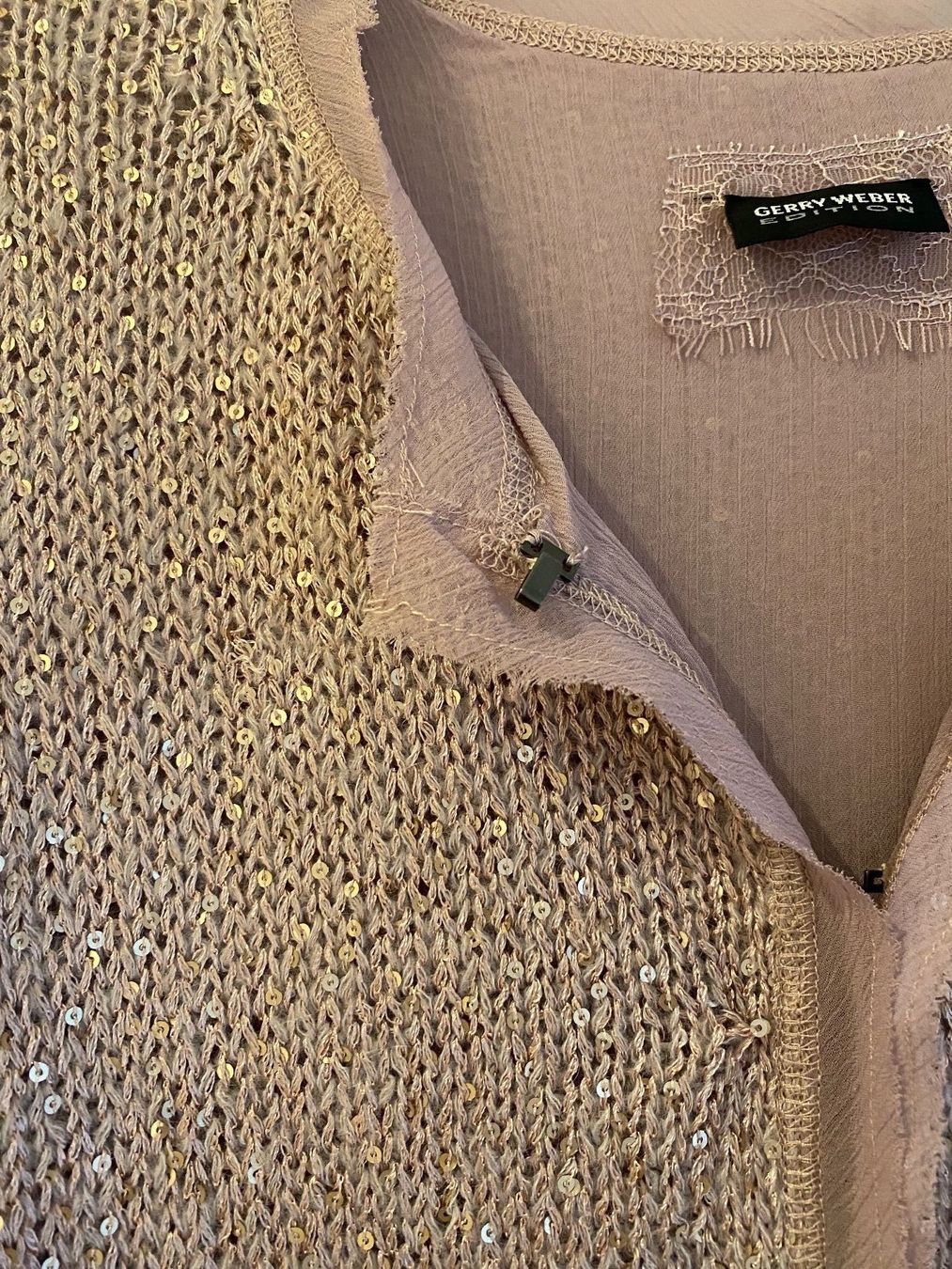 Gerry Weber Jacken: Gerry Weber Strickjacke mit Glitzer, festlich, Grösse 42 – Neu (gemäss Beschreibung) aus Winterthur von marisole4 2