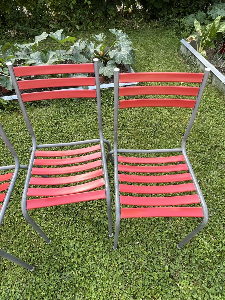 Sedie: Gartenstuhl rot (4 Stk.) – Usato da Zürich venduto da bernhard.jaeggi 6
