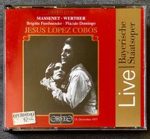 2 CDs JULES MASSENET • WERTHER Plácido Domingo • Fassbaender