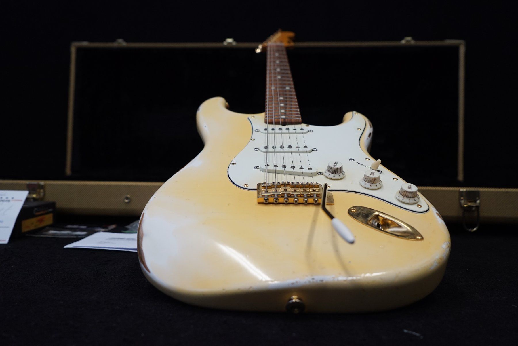 Strumenti musicali: Zeal Custom Made Stratocaster Amber Pickups custom made DE – Usato da Ortschwaben venduto da Musictrade 1