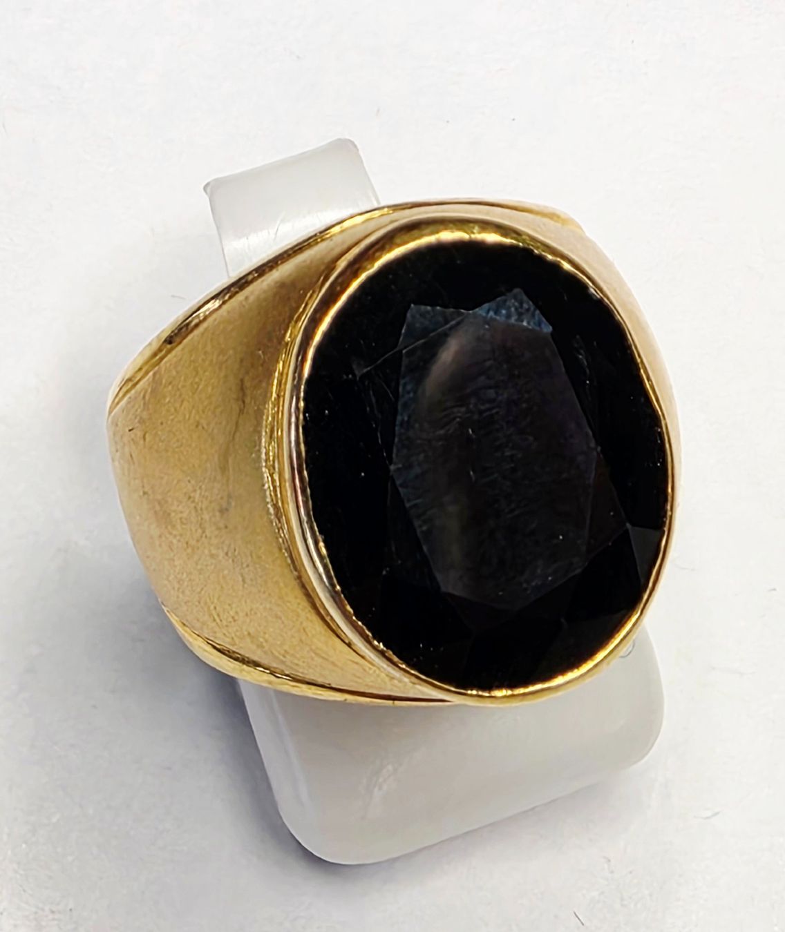 Bagues: Safir Goldring – Neuf (Voir description) à Zürich par benedikt12 2