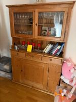 Kommode Buffetschrank Massiv Vitrine Antik
