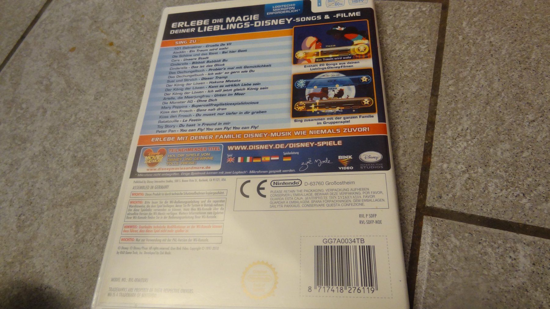 Nintendo Giochi: Disney Sing It Filmhits WII – Usato da Olten venduto da Disc-Ausverkauf 2