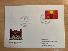 FDC 50 Jahre "Für das Alter" 1967 Briefmarke Schweiz PTT