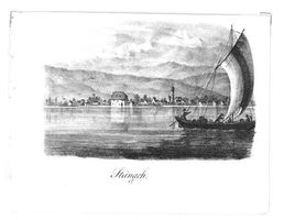 Steinach Lithographie von Pecht