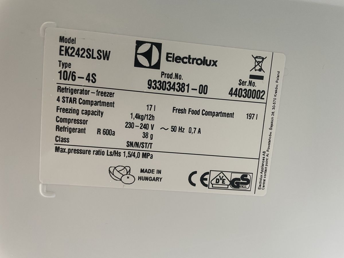 Electrolux Réfrigérateurs: Kühlschrank Electrolux – D'occasion à Obergerlafingen par Sabroe00 1
