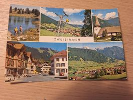 Ansichtskarte Zweisimmen CH 4 Bilder 
