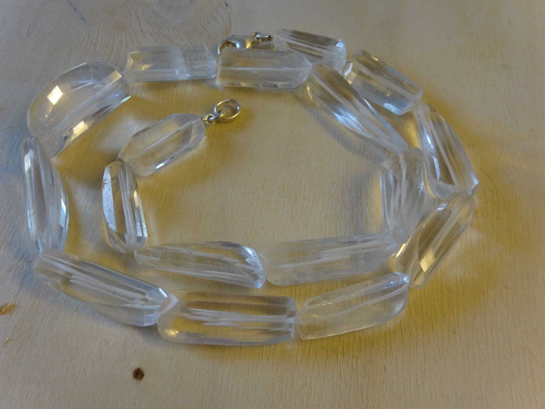 Catenine: Bergkristall Kette / 925 Silber – Usato da Esslingen venduto da eintagammeer 1