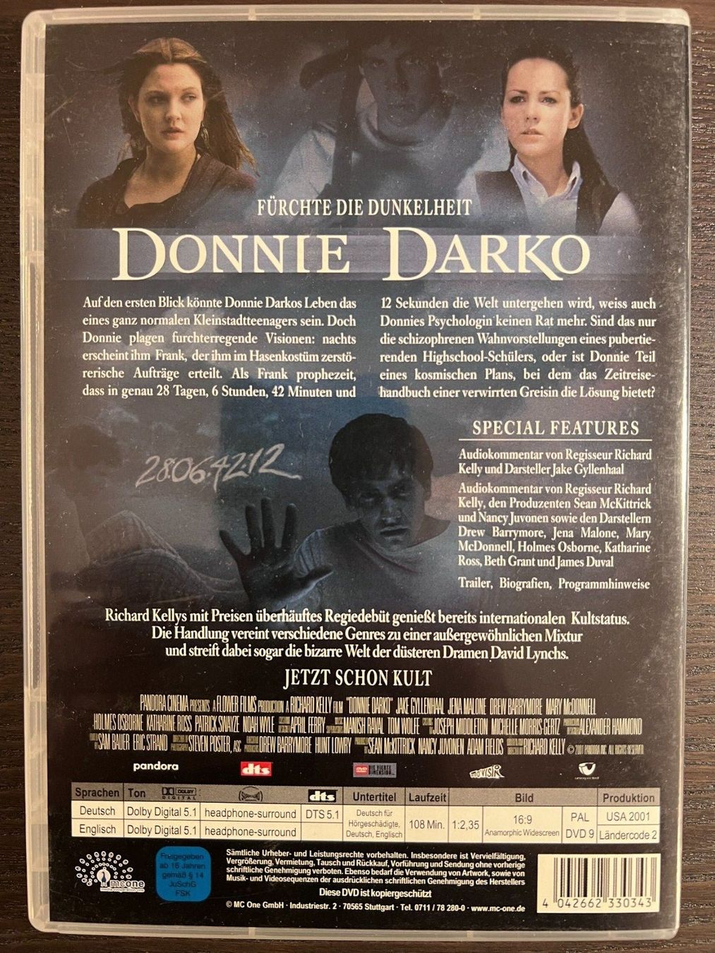 Tutti i DVDs: Donnie Darko – Usato da Zürich venduto da FilmFreunde 1