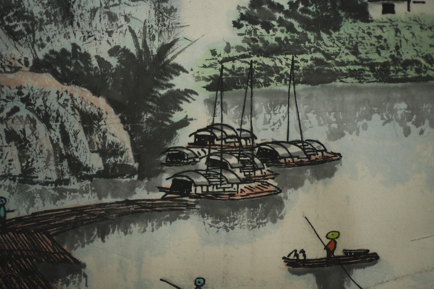 Gemälde: Klassische chinesische Rollbild – Gebraucht aus Volketswil von HeredisAntiques 7