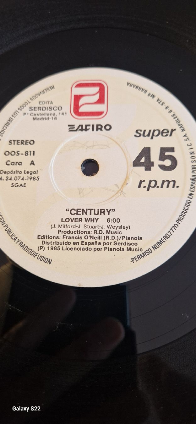 Vinyles: ⚫️ Vinyl-Century – Lover Why – D'occasion à Yvonand par RF-VINYL 3