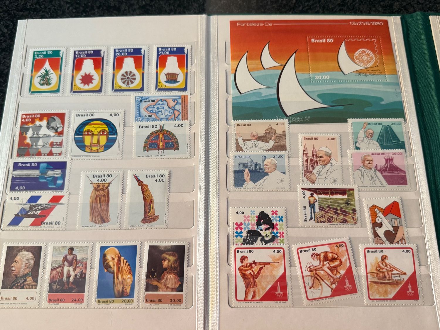 Tous les timbres: Briefmarken Brasilien 1980 – Neuf (Voir description) à Stäfa par Cinderalla 2