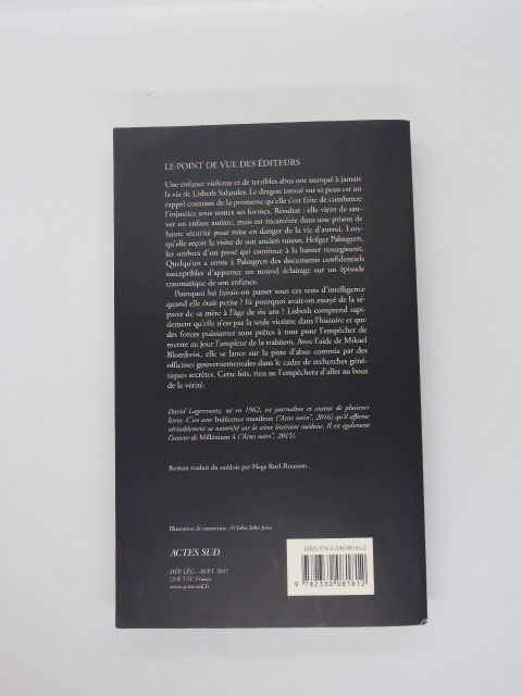Livres: David Lagercrantz - Millénium 5 - 2017 – D'occasion à Porrentruy par Kim017 1