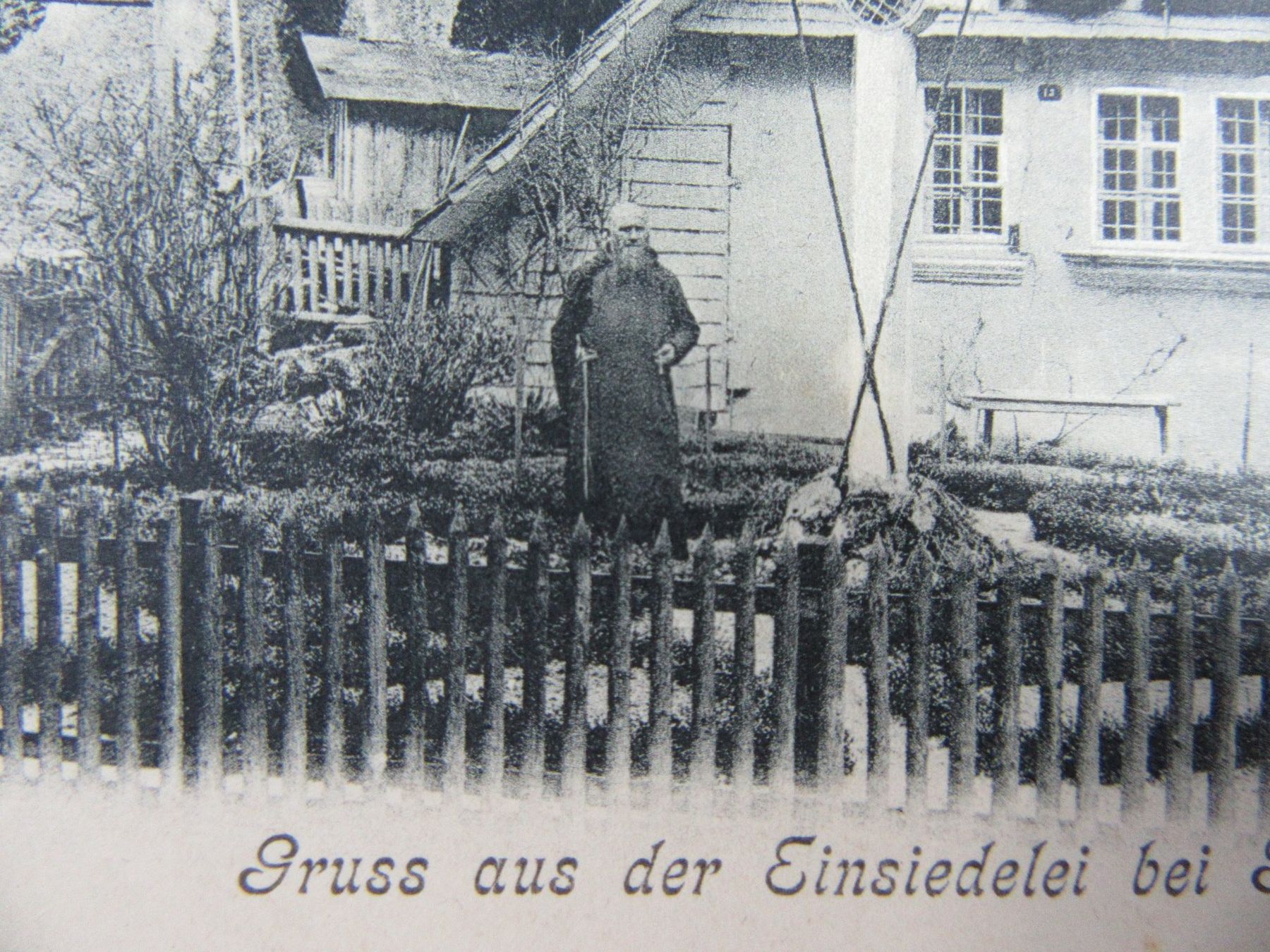 Cartoline postali: GRUSS AUS DER EINSIEDELEI BEI SOLOTHURN ERMIT AK SO – Usato da Ettingen venduto da Hausi4711 1