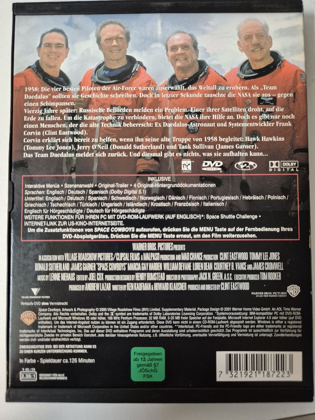 Tutti i DVDs: Space Cowboys DVD – Usato da Lindau venduto da Hammy0740 1