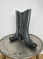 Lederstiefel petrol (Italien)