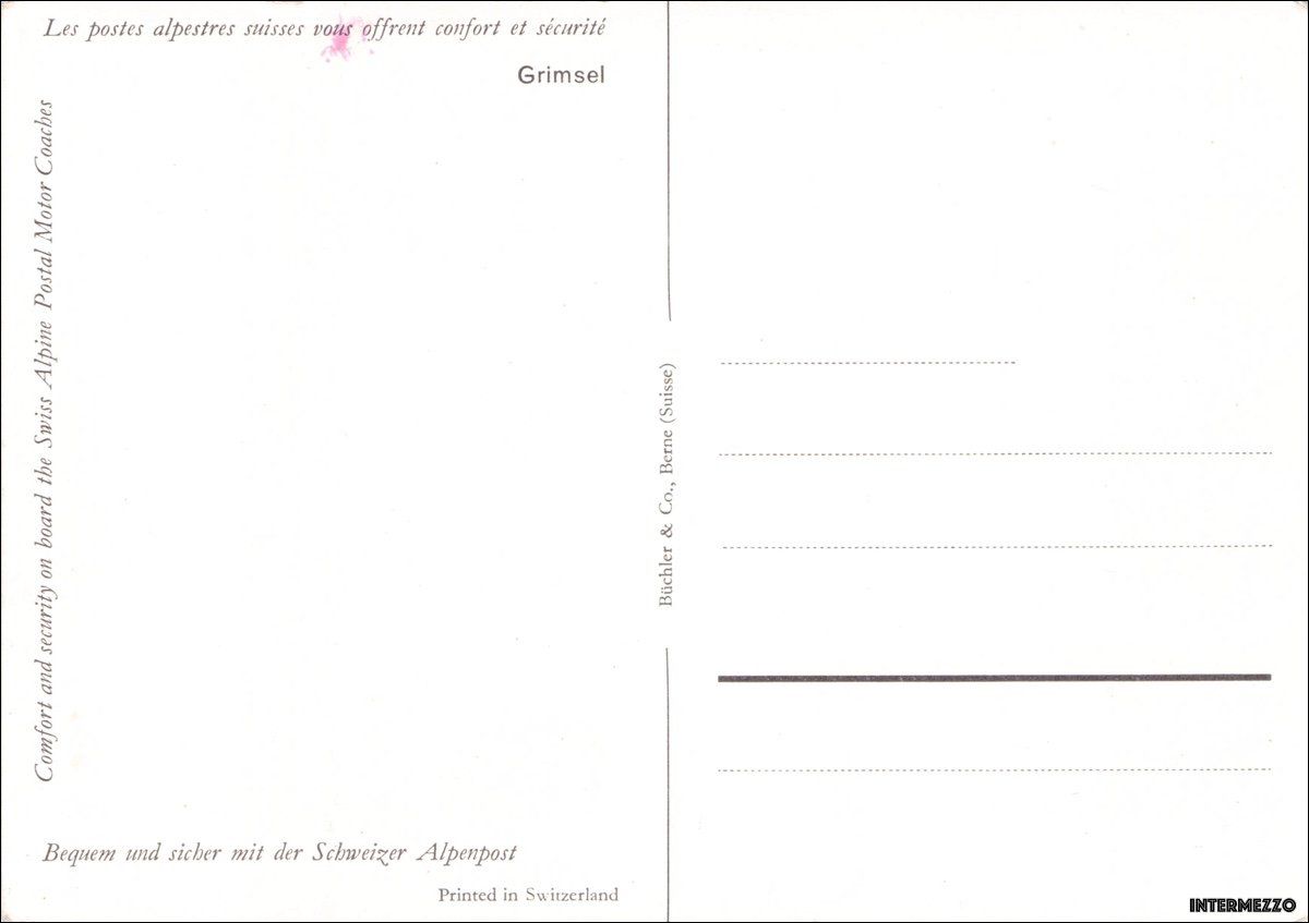 Cartes postales: Postauto // Grimsel FBW Saurer etc. CH Alpenpost Stausee – D'occasion à Basel par intermezzo12 1