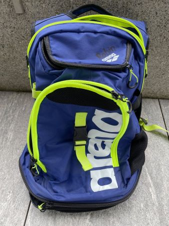 ARENA Rucksack blau/schwarz/gelb