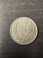 (36)Liechtenstein 1/2 Franken 1921 Johann II gebraucht