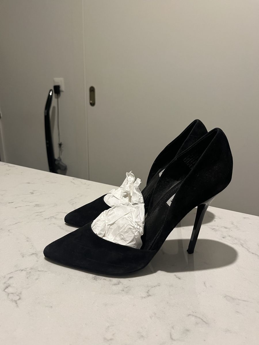 Steve Madden Scarpe da donna: Steve Madden Black Suede Heels - Size US 8.5 – Usato da Mies venduto da nic_yk5d 2