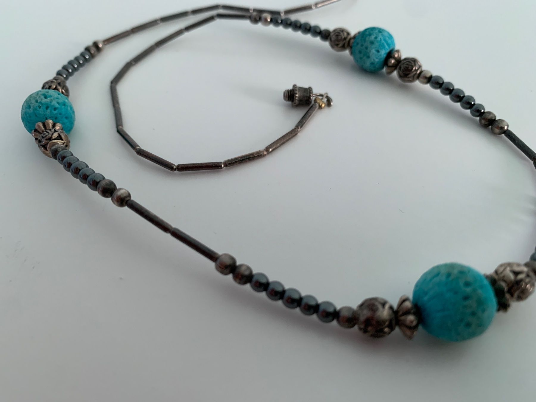 Ketten: Turquoise Beads Necklace, Summer Style Chic! – Gebraucht aus Basel von cat_sq5m