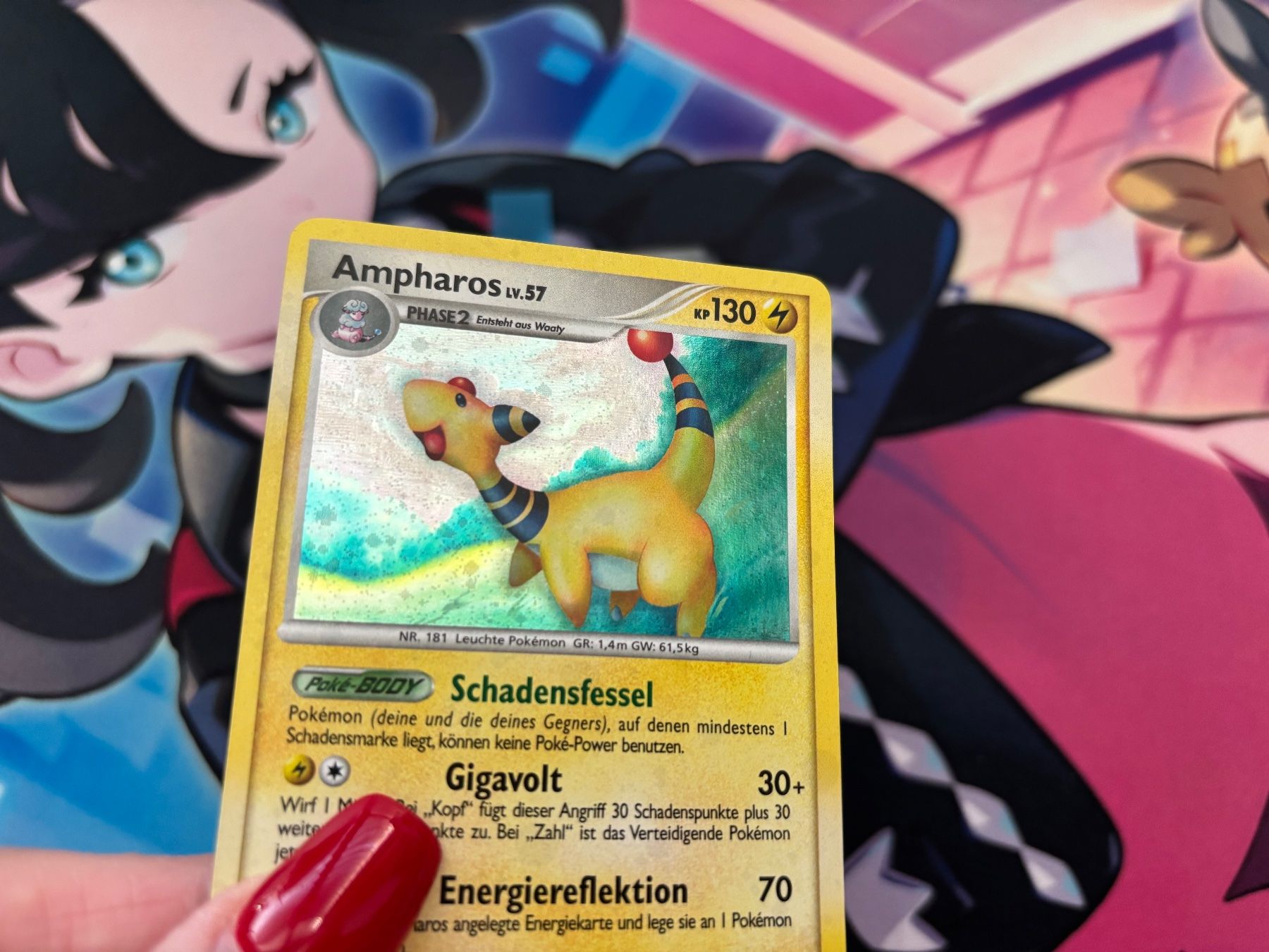 Pokémon Carte collezionabili: 2009 POKEMON Ampharos Holo Platin 1 – Usato da Wilen (Sarnen) venduto da Seeungeheuer 1