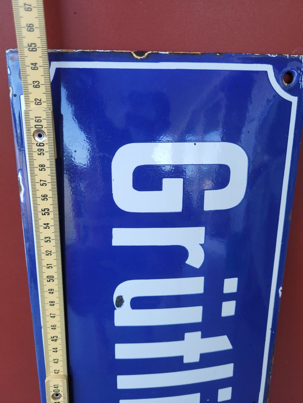 Insegne: Grosses Emailschild, Strassenschild – Usato da Kriens venduto da KTP 1