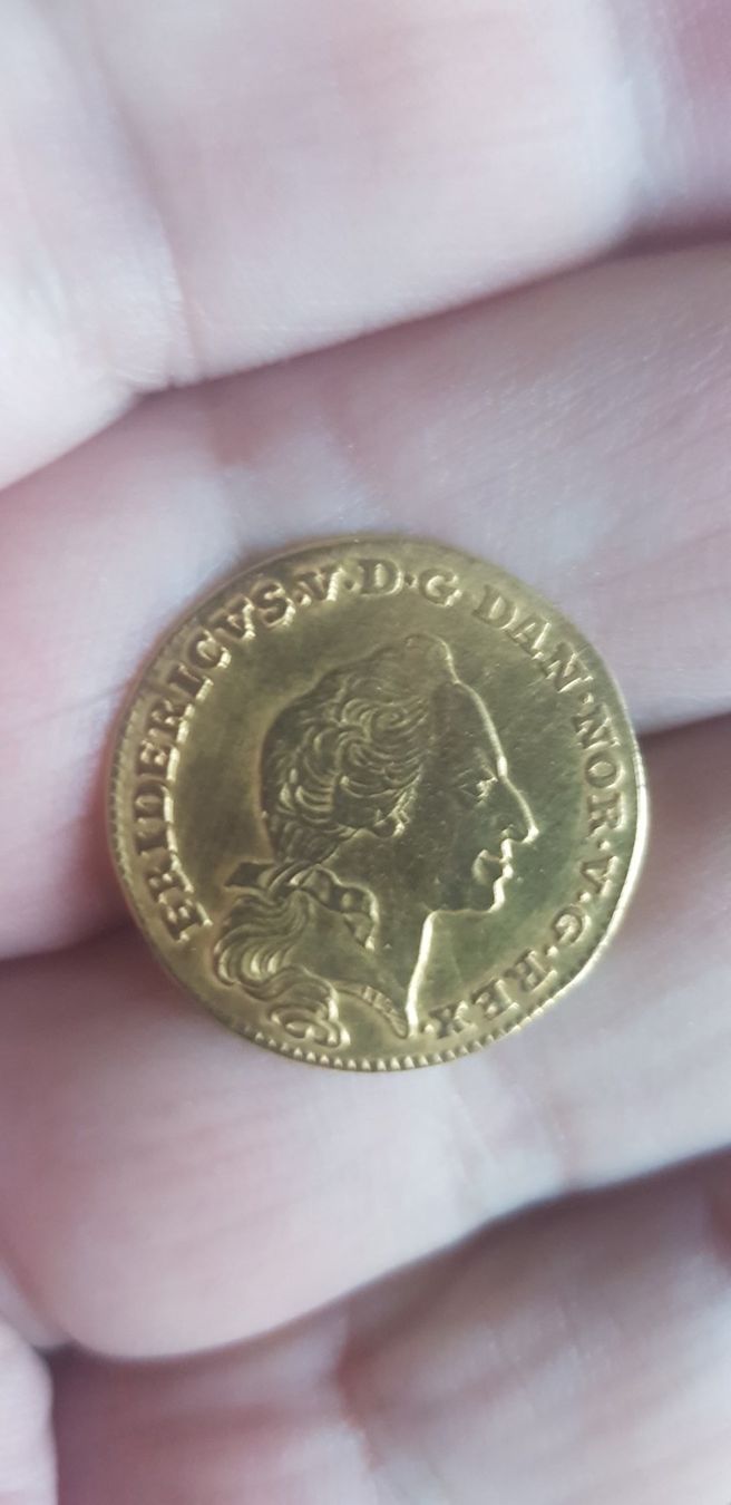 Tutti le monete: RARE Ducat Danemark 1761 - Roi Frederik V – Usato da Meyrin venduto da menelaos77 1