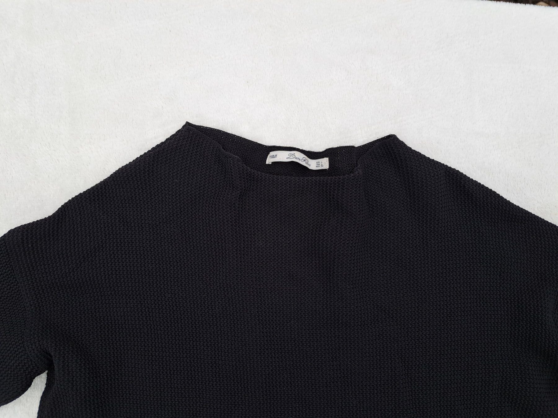 Maglioni & Felpe: Stylischer Schwarzer Pullover Zara Knit Grösse L – Usato da Gysenstein venduto da joshuas81 2