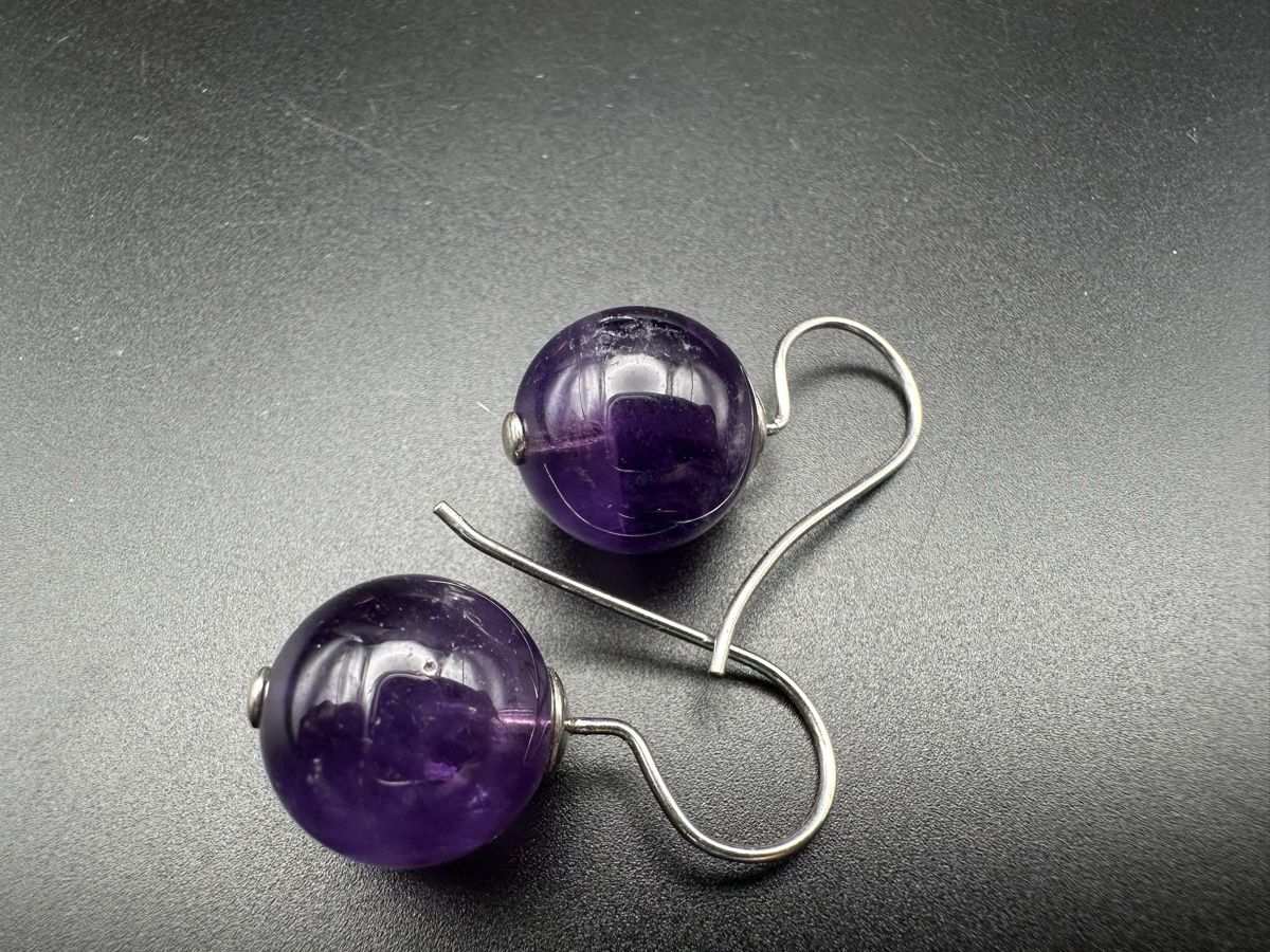 Ohrringe & -stecker: Ohrringe mit Amethyst – Gebraucht aus Lamone von LaCantinaMagica 2