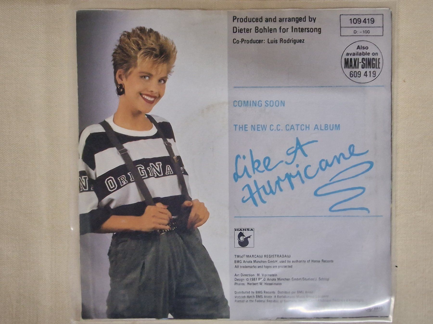 Dischi in vinile: C.C. Catch Single – Soul Survivor – Usato da Root venduto da atelier22 1