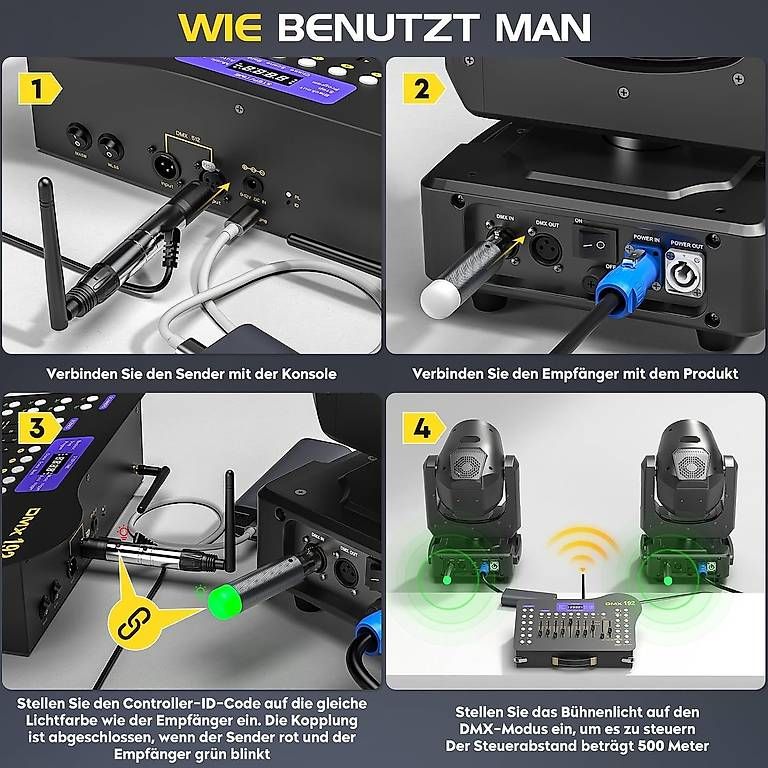 Mischpulte: U`King DMX Controller,192 Kanäle DJ Controller mit Schublade – Neu (gemäss Beschreibung) aus Kreuzlingen von Best-Deal-Oase 4