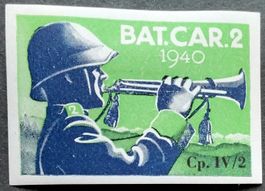 Soldatenmarken 2.WK, Stabskp Schützen Bat 2, ge, Wi Inf 17-2