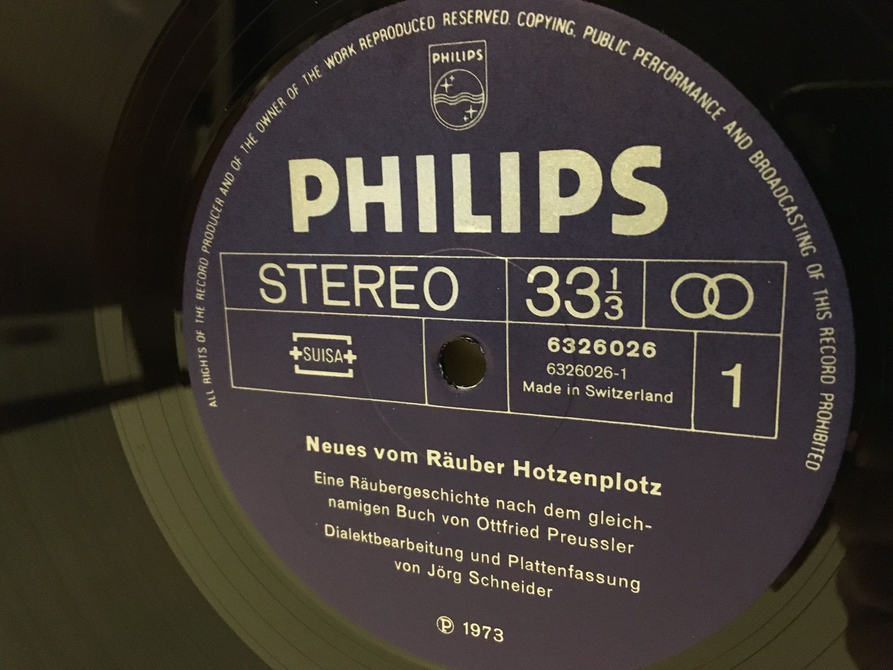 Dischi in vinile: Schallplatte - Neus vom Räuber Hotzeplotz - Philips - 1973 – Usato da Andwil SG venduto da Rainboli 4