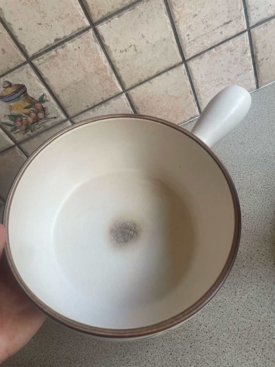 Migros Set di piatti: Caquelon à fondue et 6 assiettes  – Usato da Vernier venduto da Cocopschit 2
