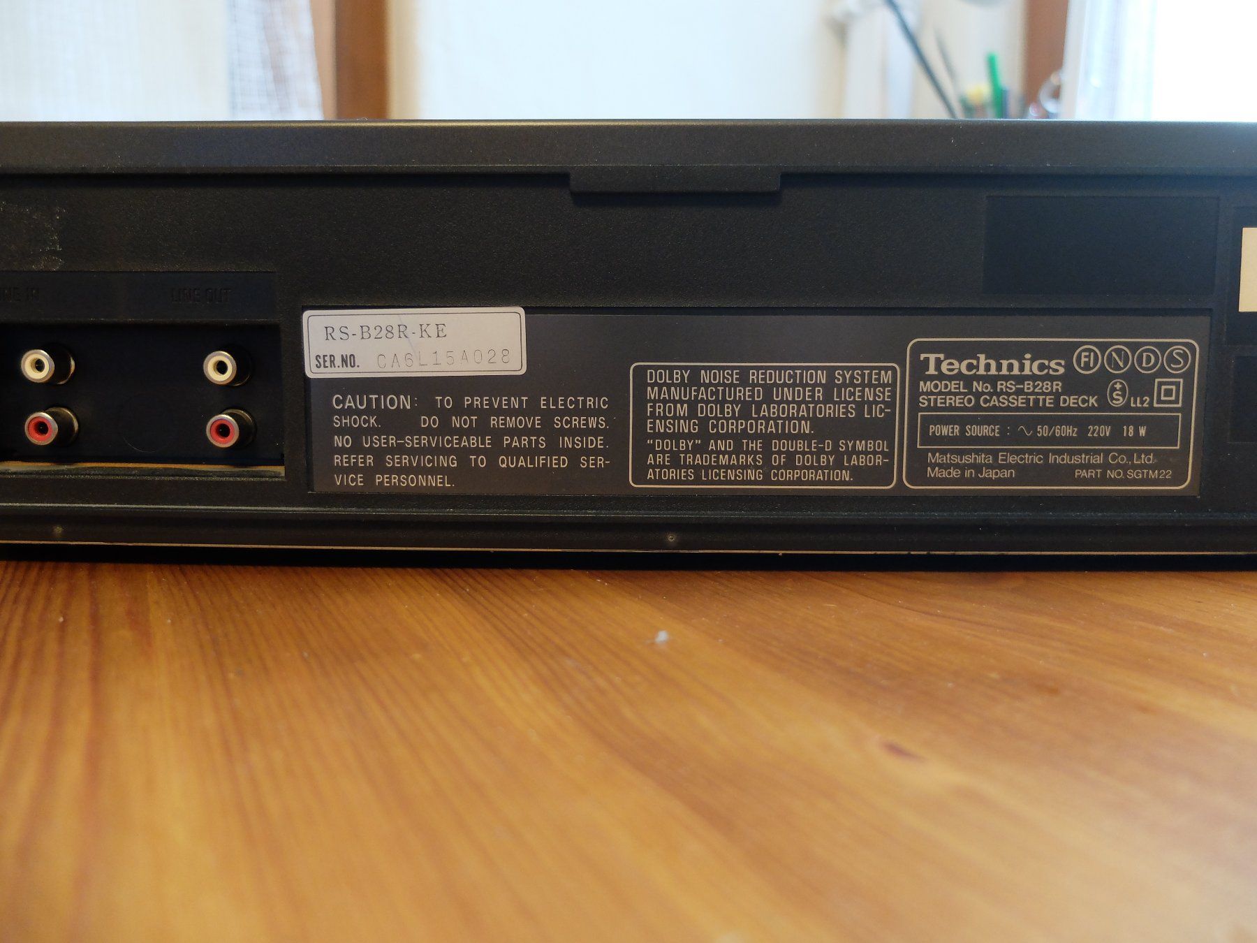 Technics Registratori: Technics Tapedeck RS-B28R Autoreverse – Difettoso da Greppen venduto da Fuerstigor 3