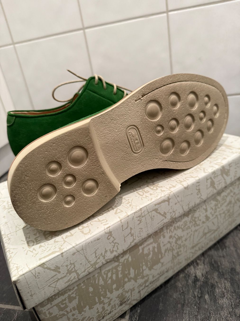 Benelli Herrenschuhe: Grüner Schnürer Benelli Gr. 41 – Gebraucht aus Chur von spicebone 3