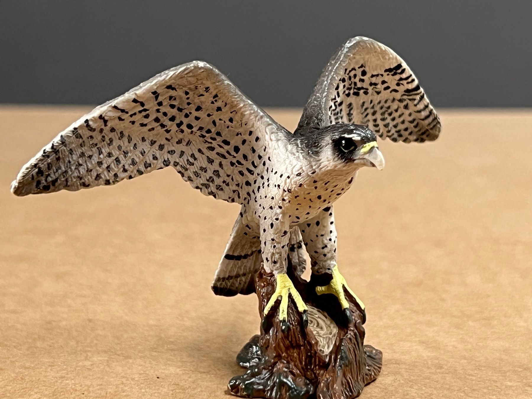 Schleich Statuette: Schleich Wanderfalke Vogel Falke Germany – Usato da Ennetbaden venduto da mapa05 1