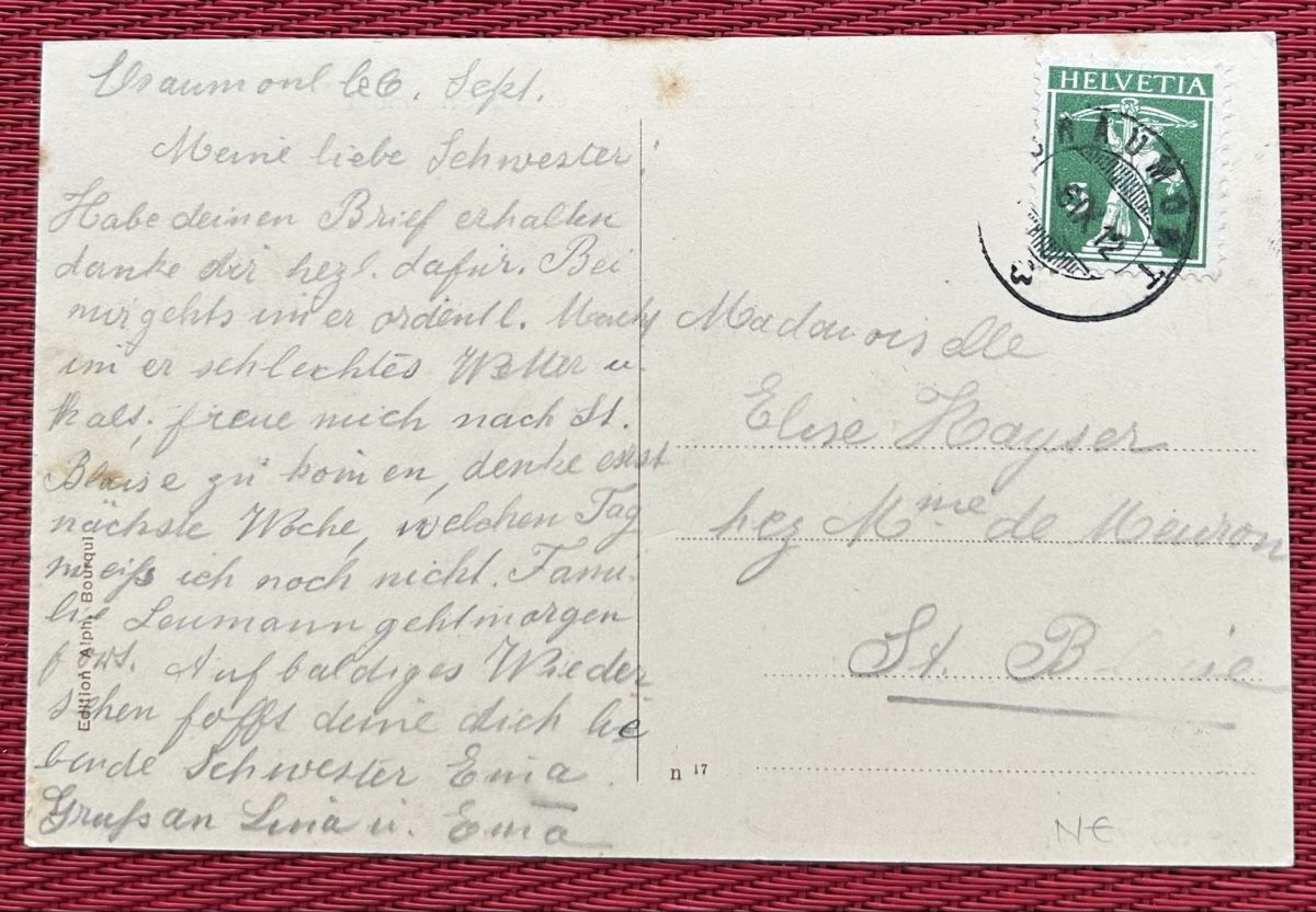 Cartoline postali: Le Tourne Sol Grand Chaumont  – Usato da Horw venduto da Tellbub 1