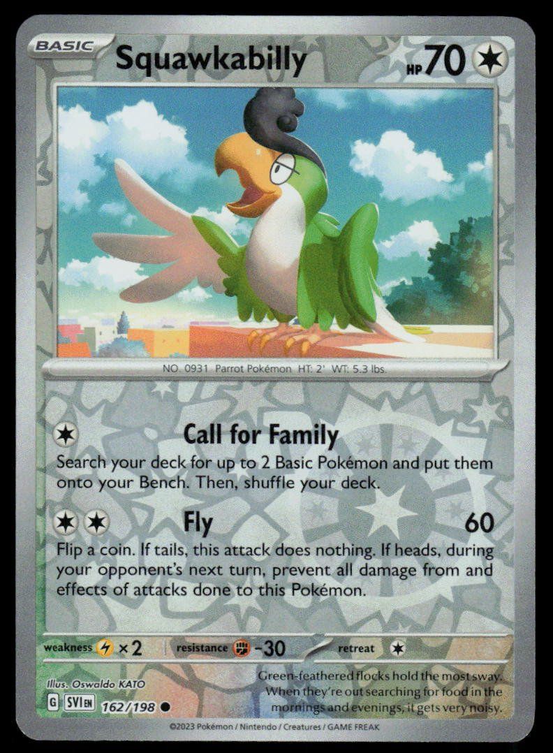 Pokémon Cartes à collectionner: Pokemon Squawkabilly 162/198 – D'occasion à Herisau par Pokemon2025
