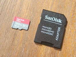SD KARTE MICRO 256 GB SCANDISK MIT ADAPTER NEU
