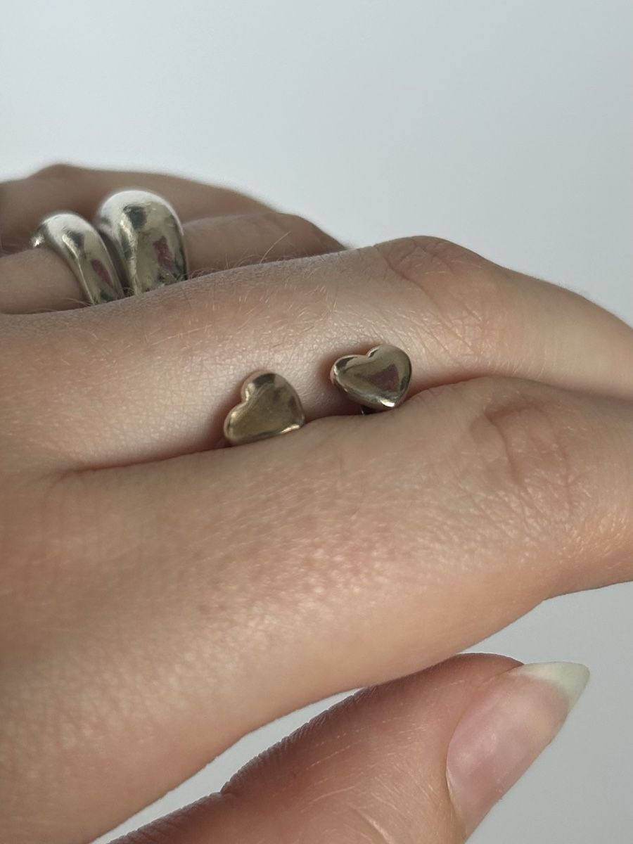 Ohrringe & -stecker: Sterling Silber Herz Ohrringe – Gebraucht aus Bern von Ilikebluegems 1